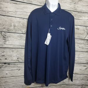 CORE 365 LONG SLEEVE POLO SHIRT W/ CHEST INSIGNIA “SIGNATURE” SIZE XL NWT